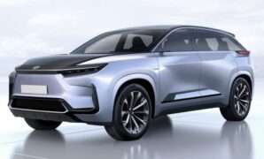 toyota 3 row electric suv