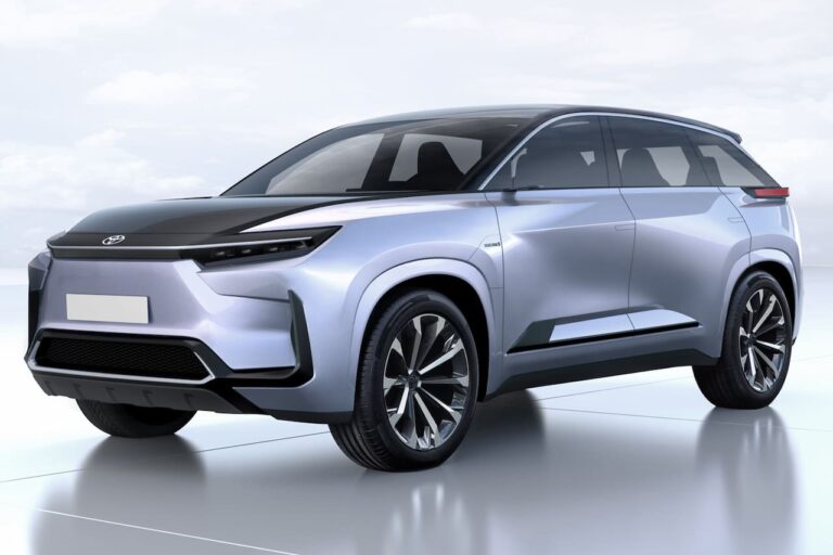 toyota 3 row electric suv