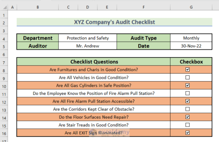 Tax Audit Preparation Checklist