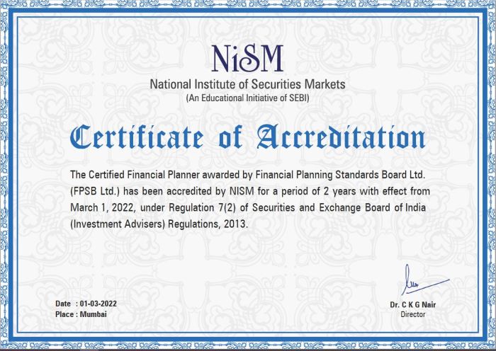 Financial Planning Certification