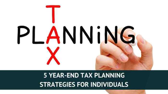 Tax Planning Strategies