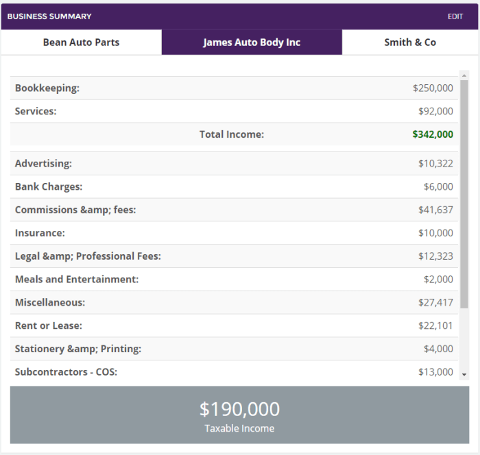 Bna tax planner income screenshots window main software informer 2010