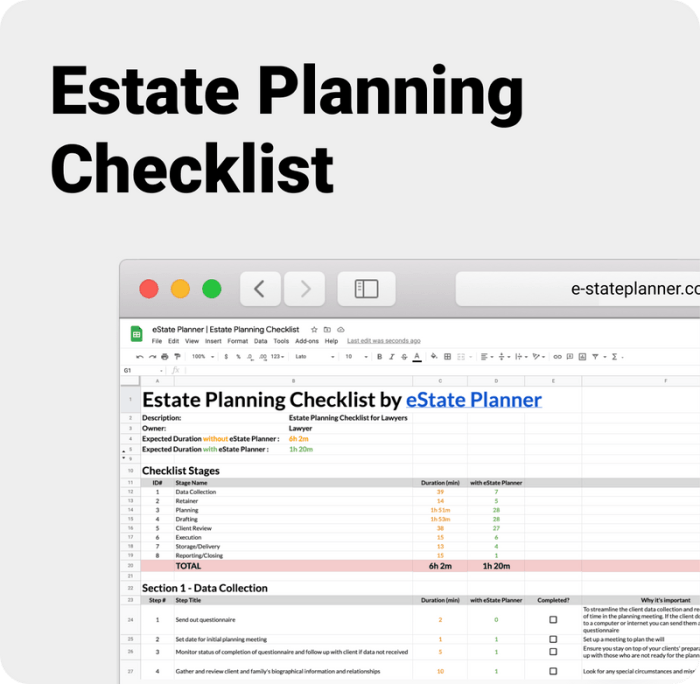 Estate Planning Checklist Update