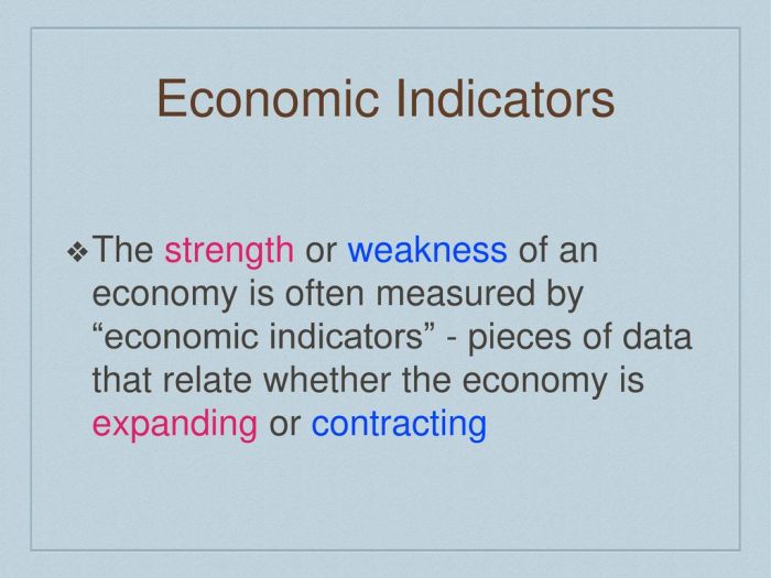 Economic Indicators Explanation