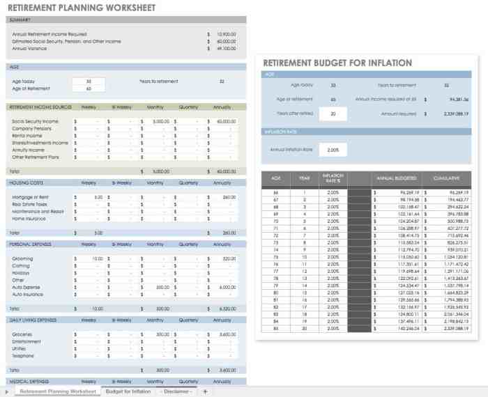 Financial Planning Templates