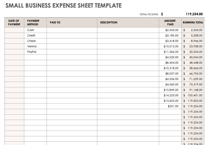 Business Expense Tracking System