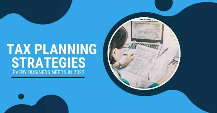 Tax Planning Strategies