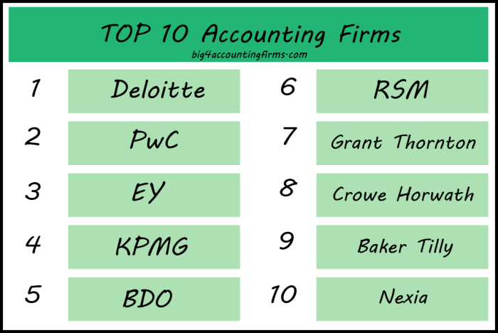 Accounting Firms Review Update