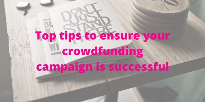 Crowdfunding successful campaign tips fundraising nonprofit