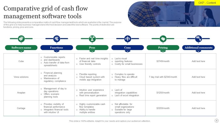 Cash Flow Management Tools