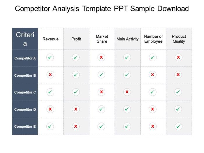 Competitive Analysis Template