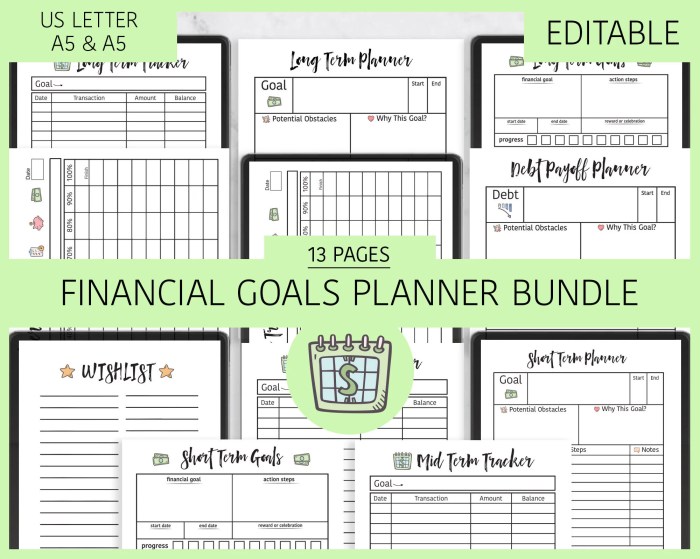 Financial Goal Setting Template