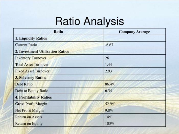 Ratio Analysis Interpretation Guide