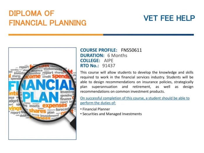 Financial Planning Courses Online