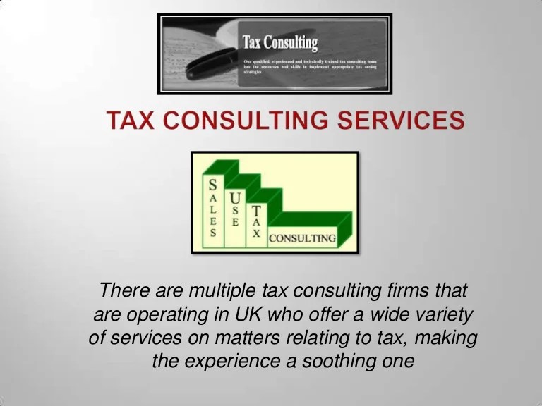 Consulting tax