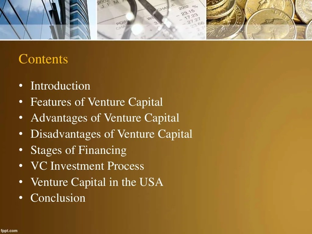 Capital venture funding