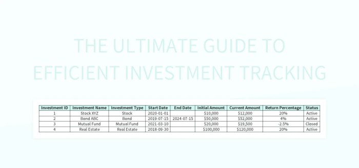 Investment Tracking Tools