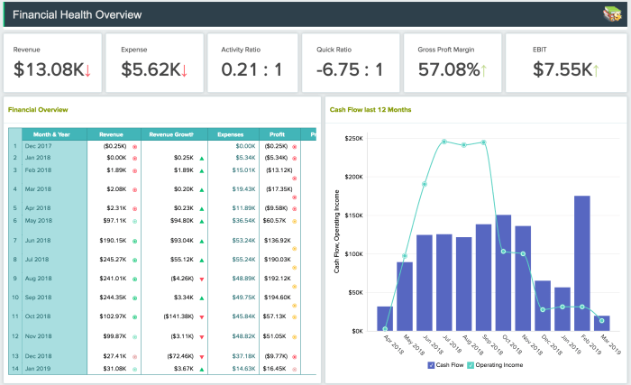 Financial Dashboard Software