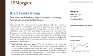 Research report stock market