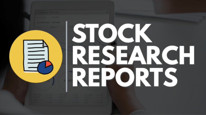 Research report stock market