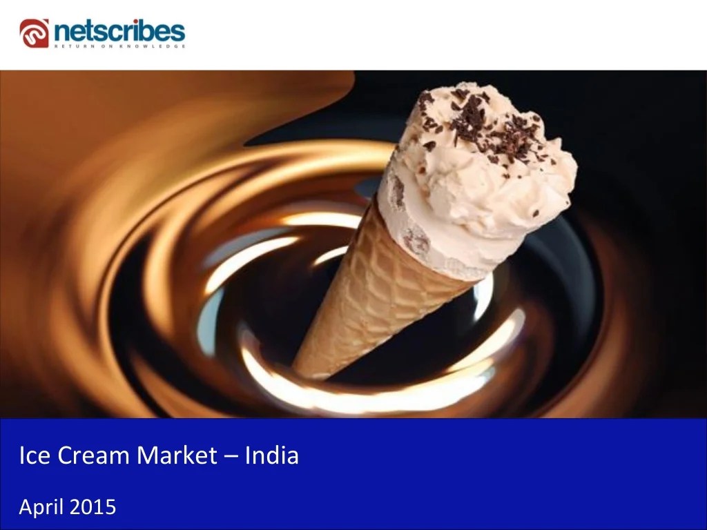 Ice cream market research reports