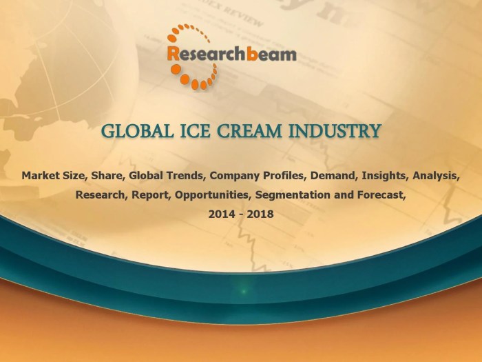 Ice cream market research reports